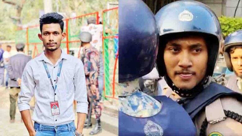 যমুনার সামনে সাংবাদিকের ওপর পুলিশের হামলা...